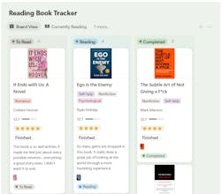 Daily Book Reading Tracker gallery image