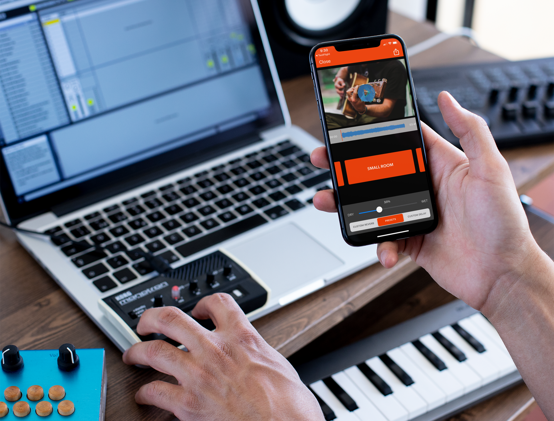 VideoverB: वीडियो में reverb जोड़ें - आसानी से अपने वीडियो में reverb या देरी जोड़ें।हे संगीतकार! मीडिया 2
