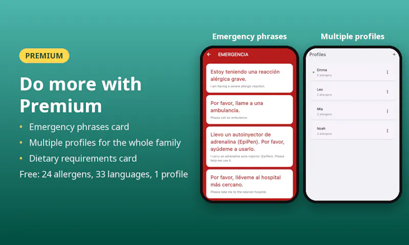 Allergy Card screenshot 4
