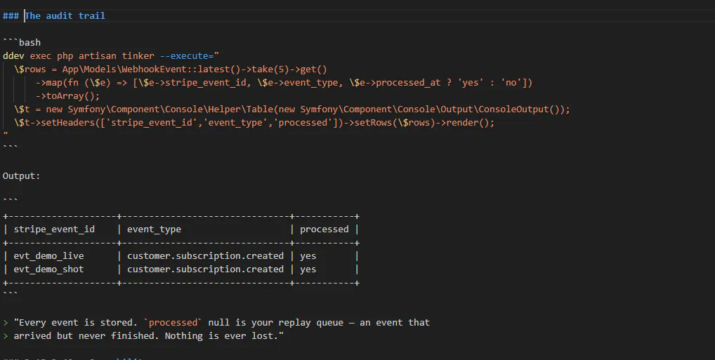 Stripe Webhook Kit for Laravel gallery image
