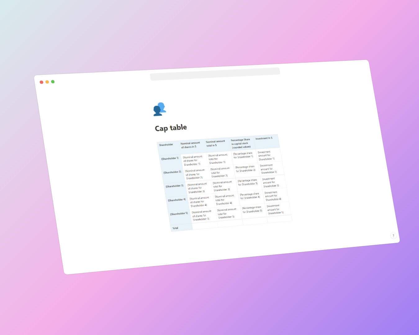 SaaS Startup Virtual Data Room [Notion] gallery image