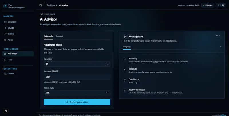 FYN AI investment  screenshot 5