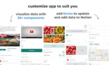 Image demonstrating the user-friendly forms in the app creation process, enhancing data accessibility.