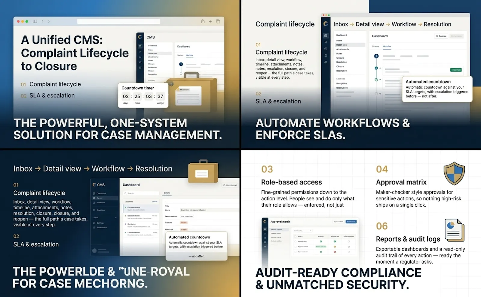 Pivotal Case Manager — CMS screenshot 1