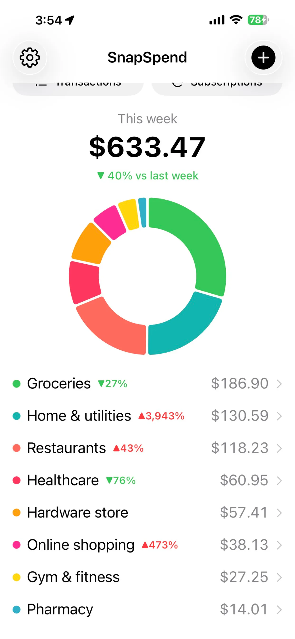SnapSpend gallery image