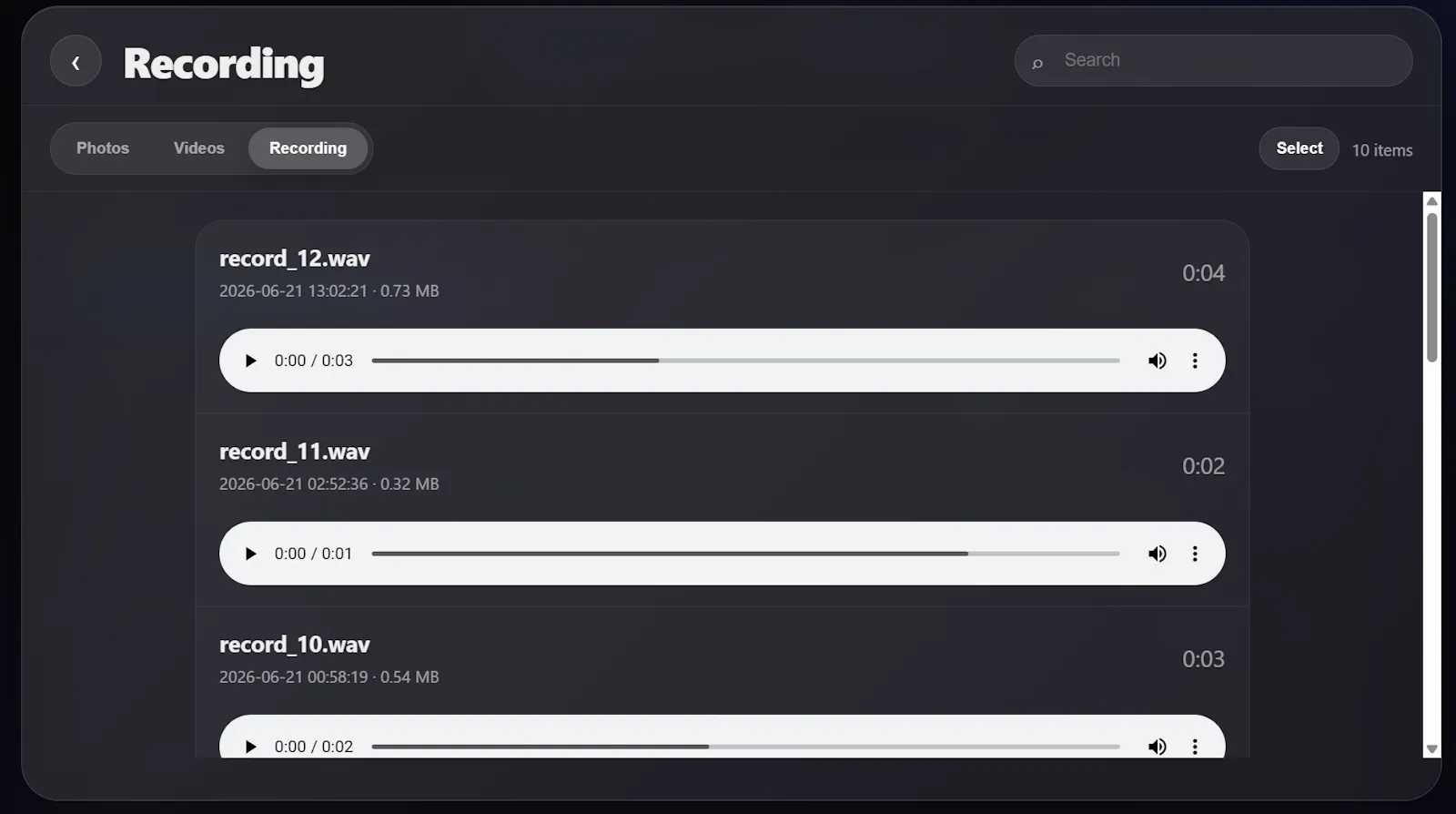 Capture Library screenshot 6