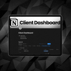 Notion Client Portal + Dashboard