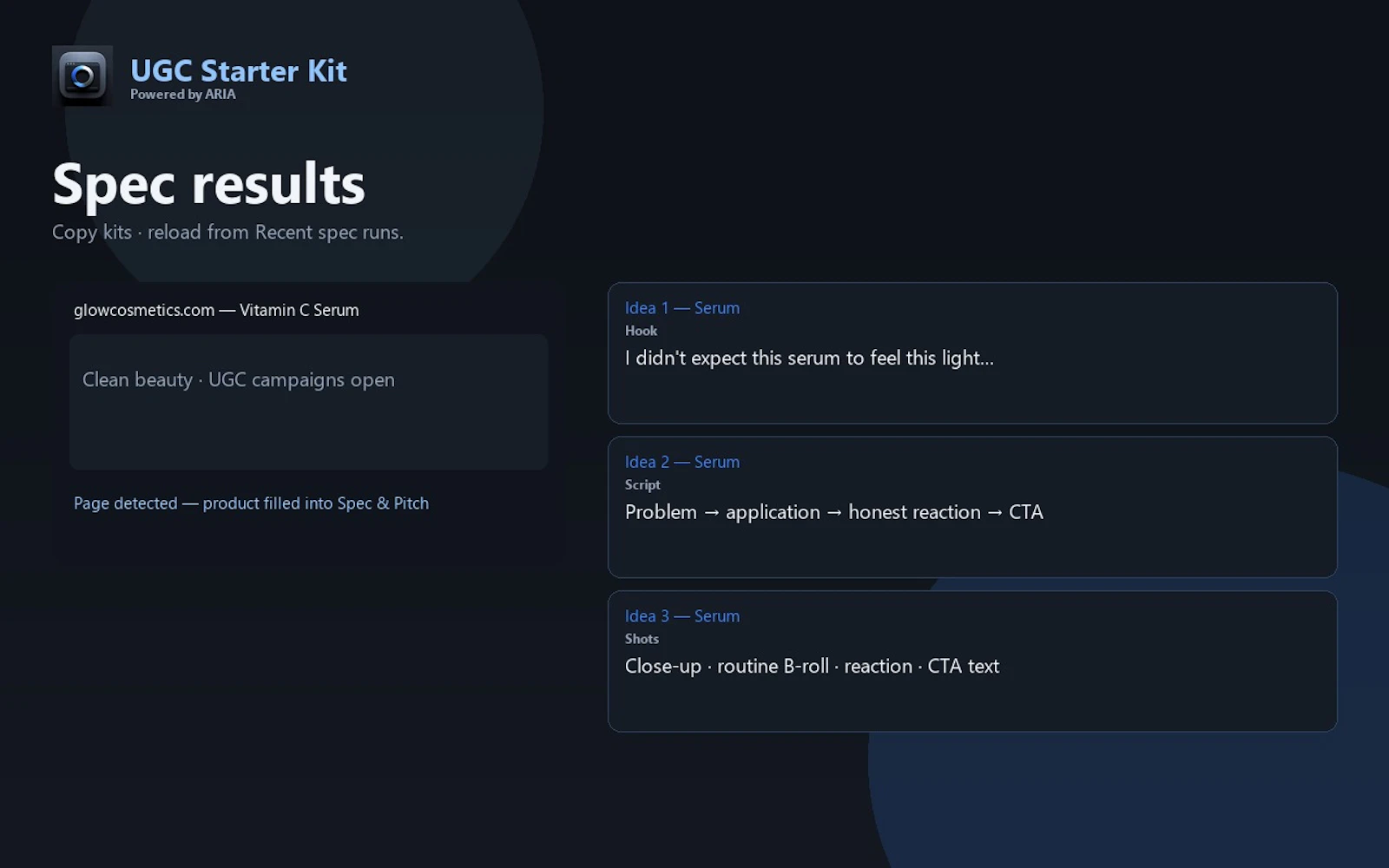 CreatorSense UGC Starter Kit screenshot 9