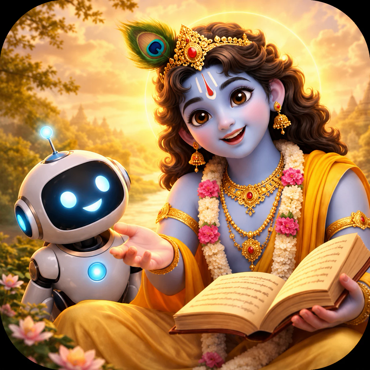 Bhagavad Gita AI: Ask Krishna logo