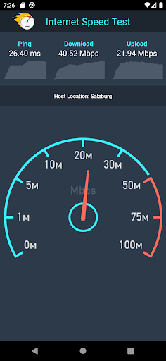 Verifique la prueba de velocidad de Internet rápidamente media 5