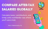 Take Home Pay by City