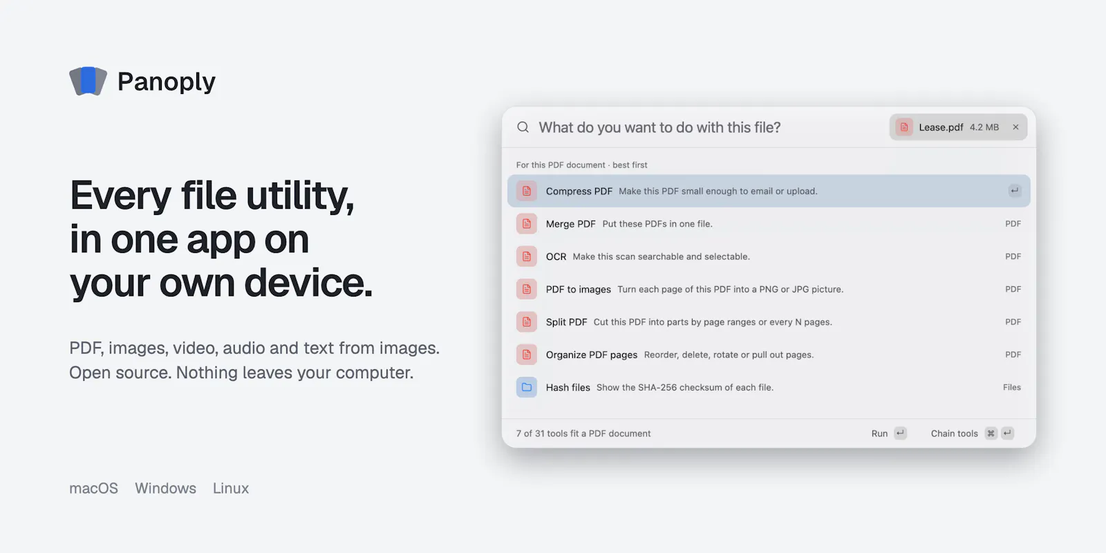 Panoply screenshot 1