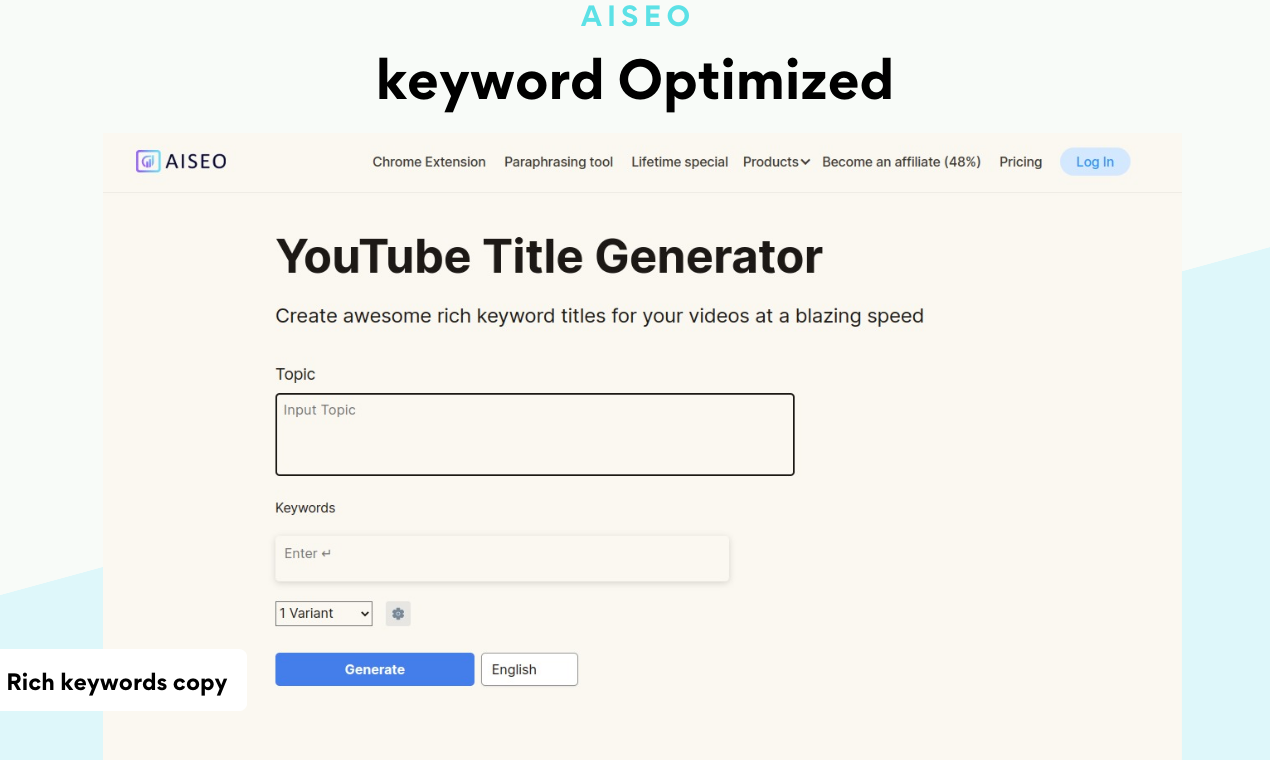 เครื่องกำเนิดชื่อ YouTube - สร้างชื่อที่ยอดเยี่ยมสำหรับวิดีโอของคุณด้วยความเร็วที่น่าทึ่ง media 2