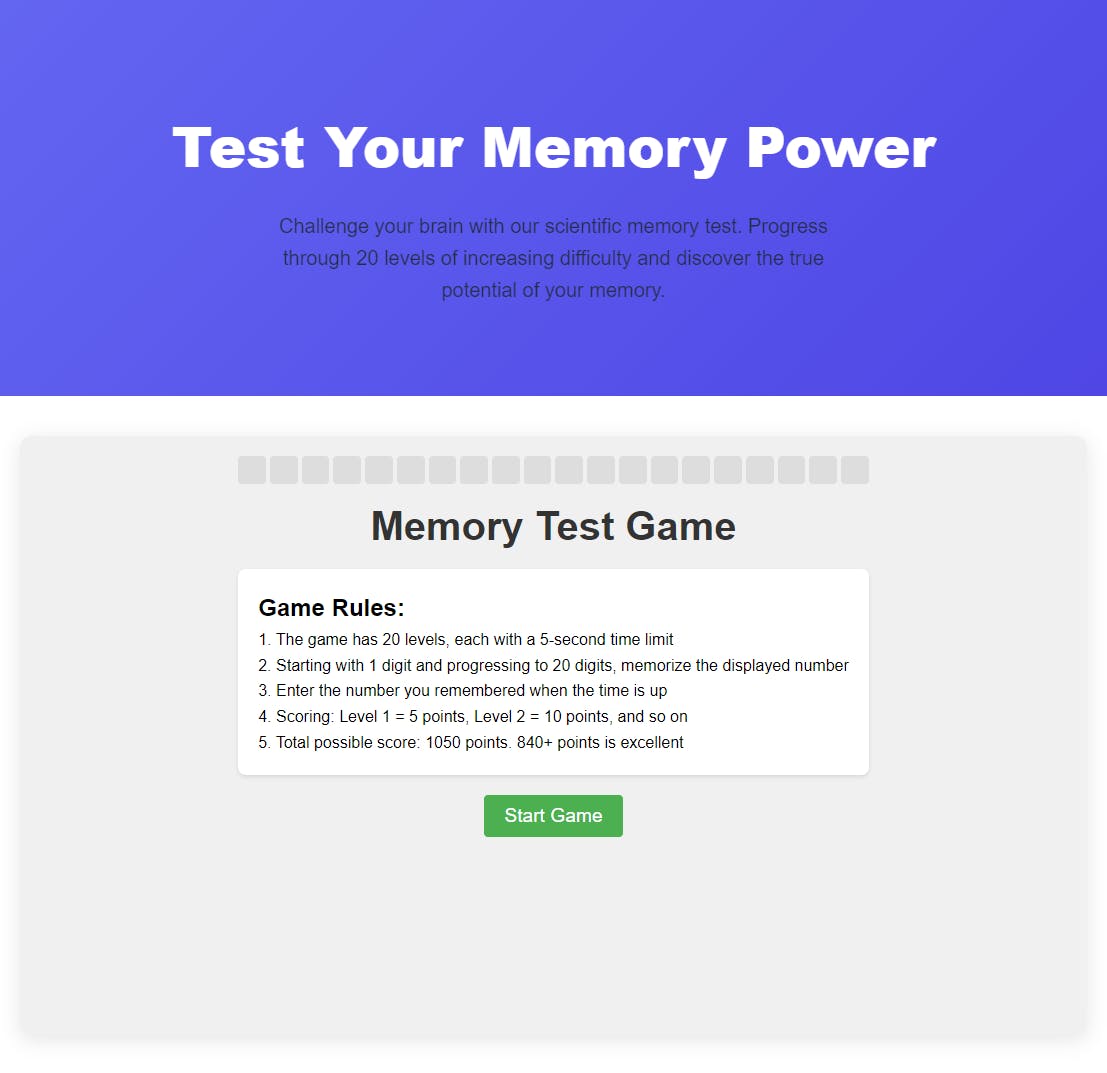 Memory Test media 1