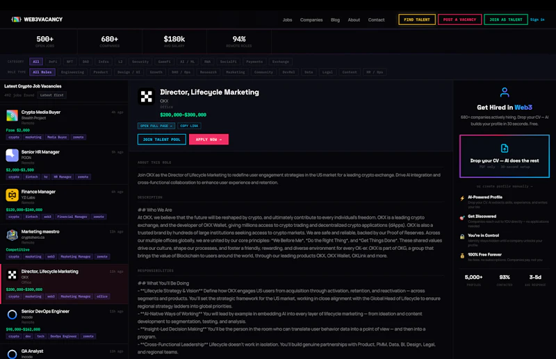 web3vacancy screenshot 2
