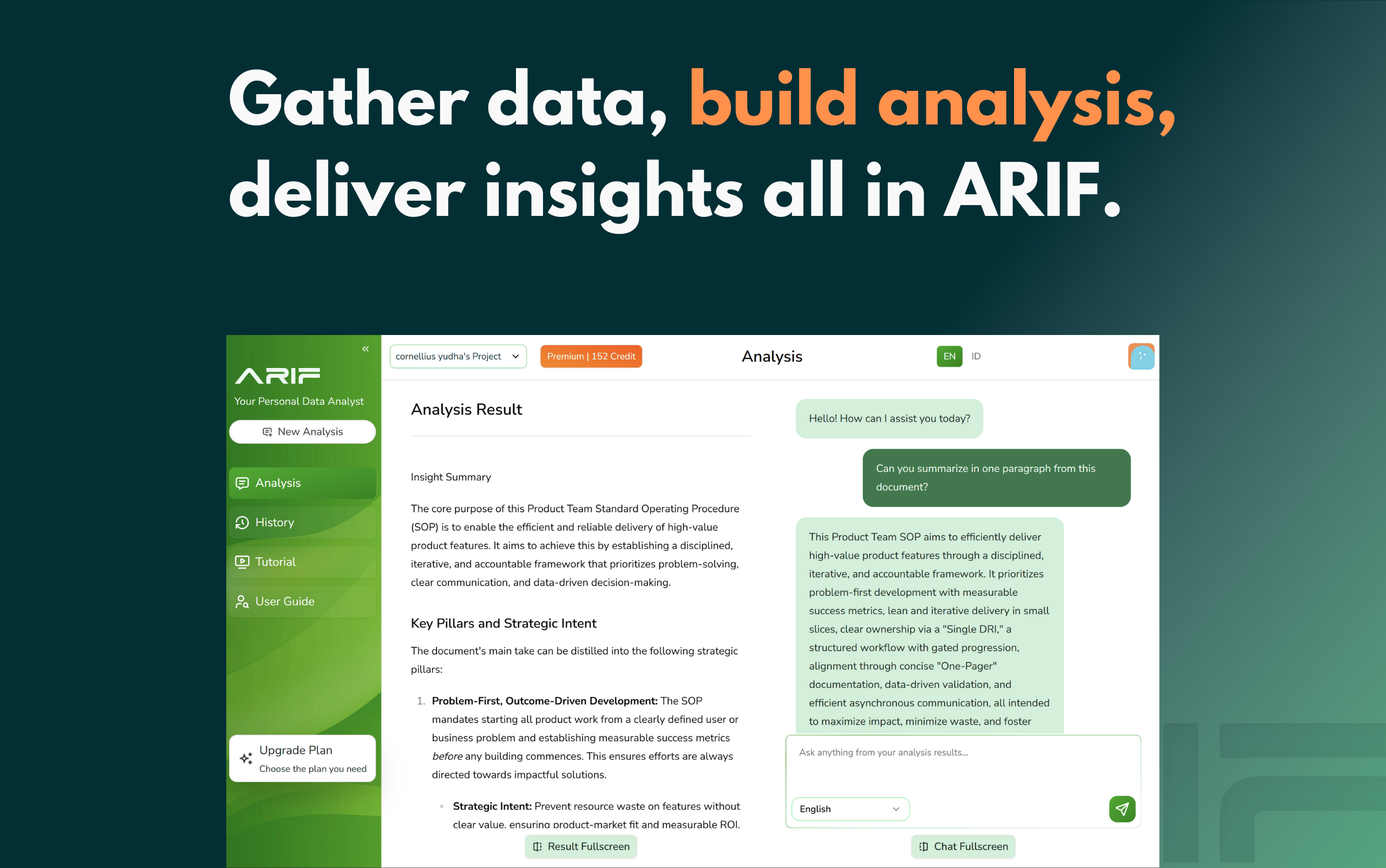 ARIF Analytics gallery image