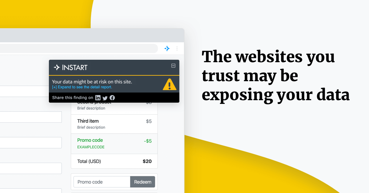 Privacy Alert by Instart gallery image