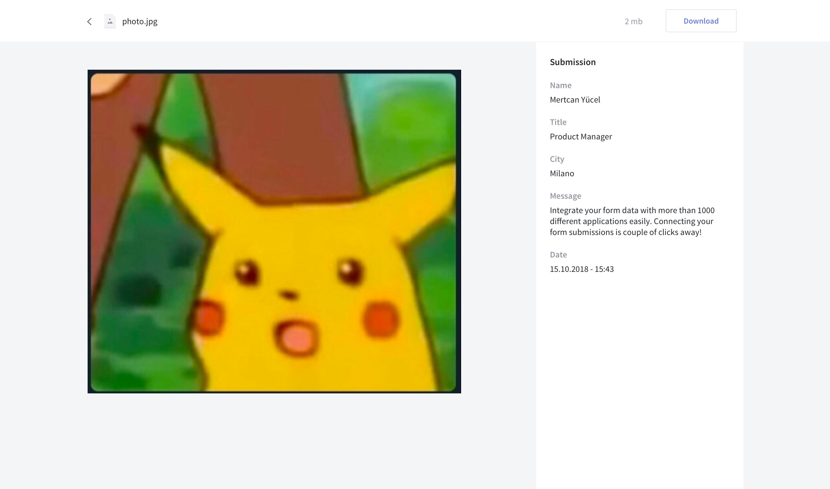 Getform 2.0 gallery image