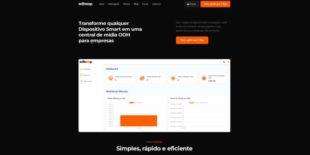 Adloop - Convierta cualquier televisor en ingresos.Disponible en portugués. media 2