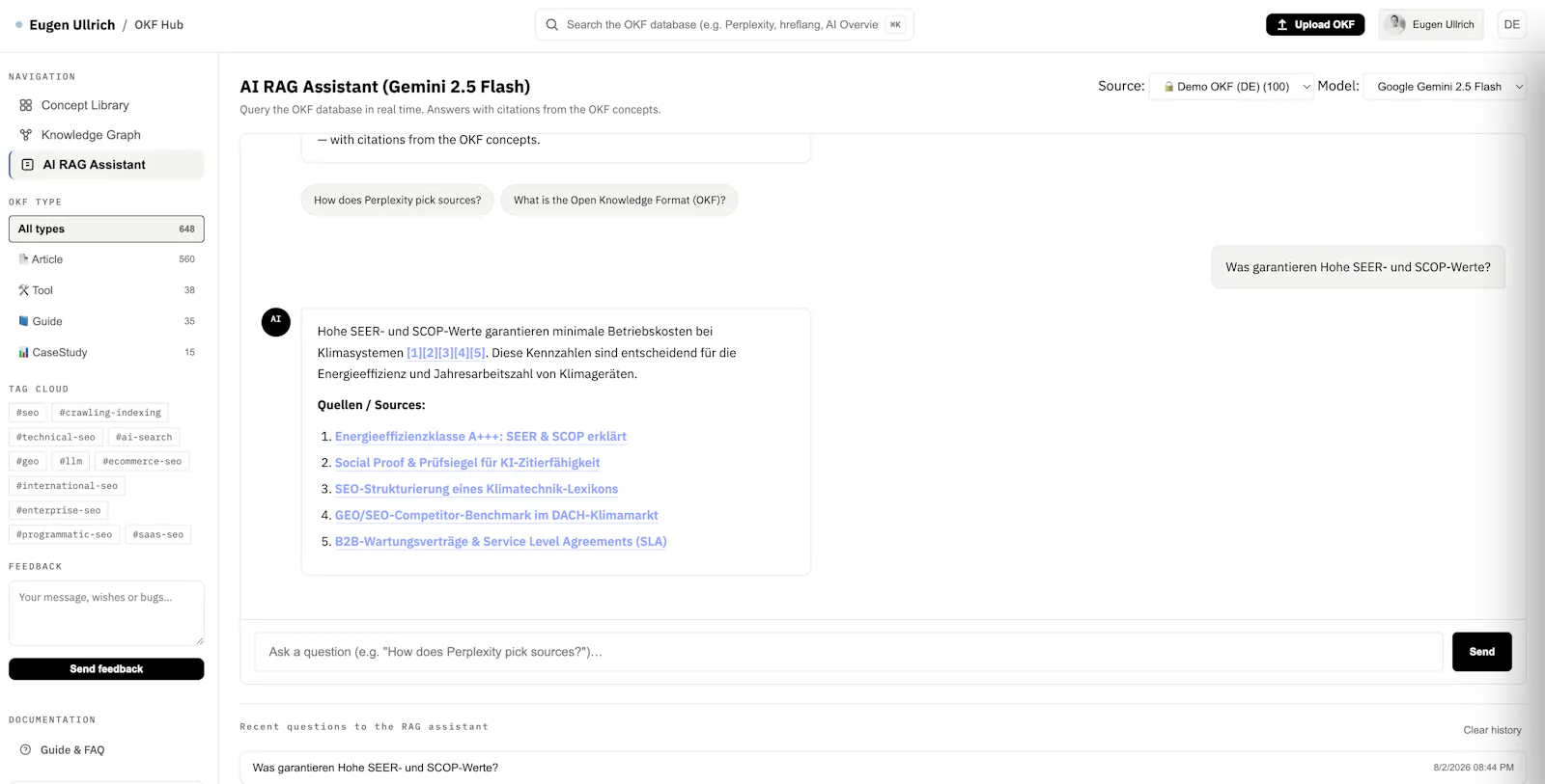OKF Tool screenshot 3