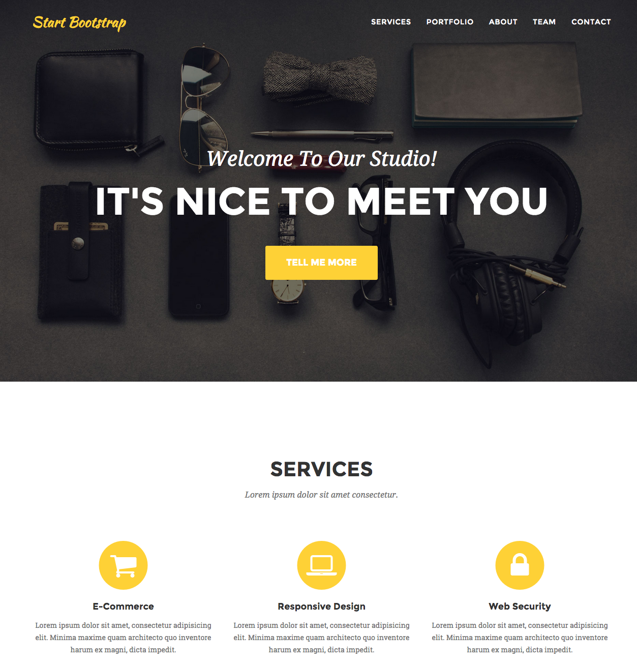 Awesome Bootstrap gallery image