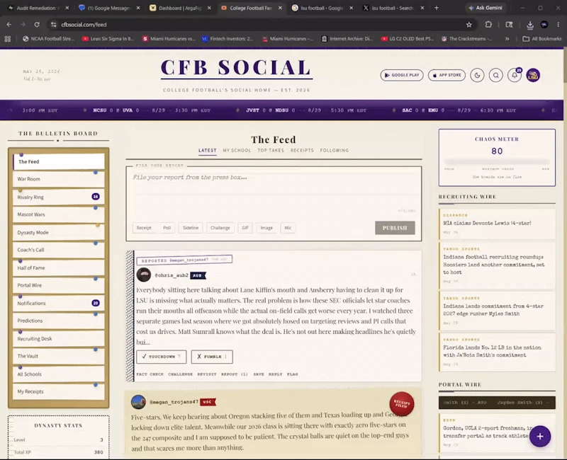 CFB Social screenshot 1 (video preview)