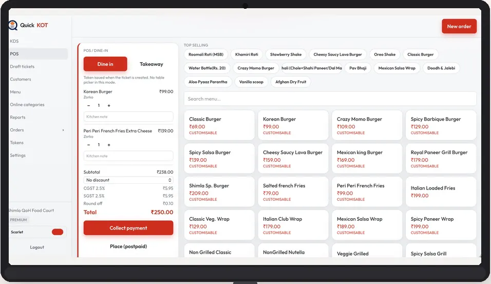 QuickKOT Point of Sale (POS) gallery image