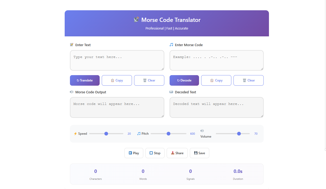 Morse Code Translator gallery image