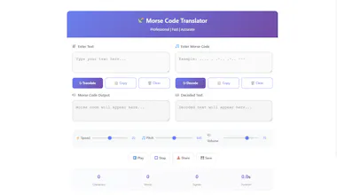 Morse Code Translator gallery image