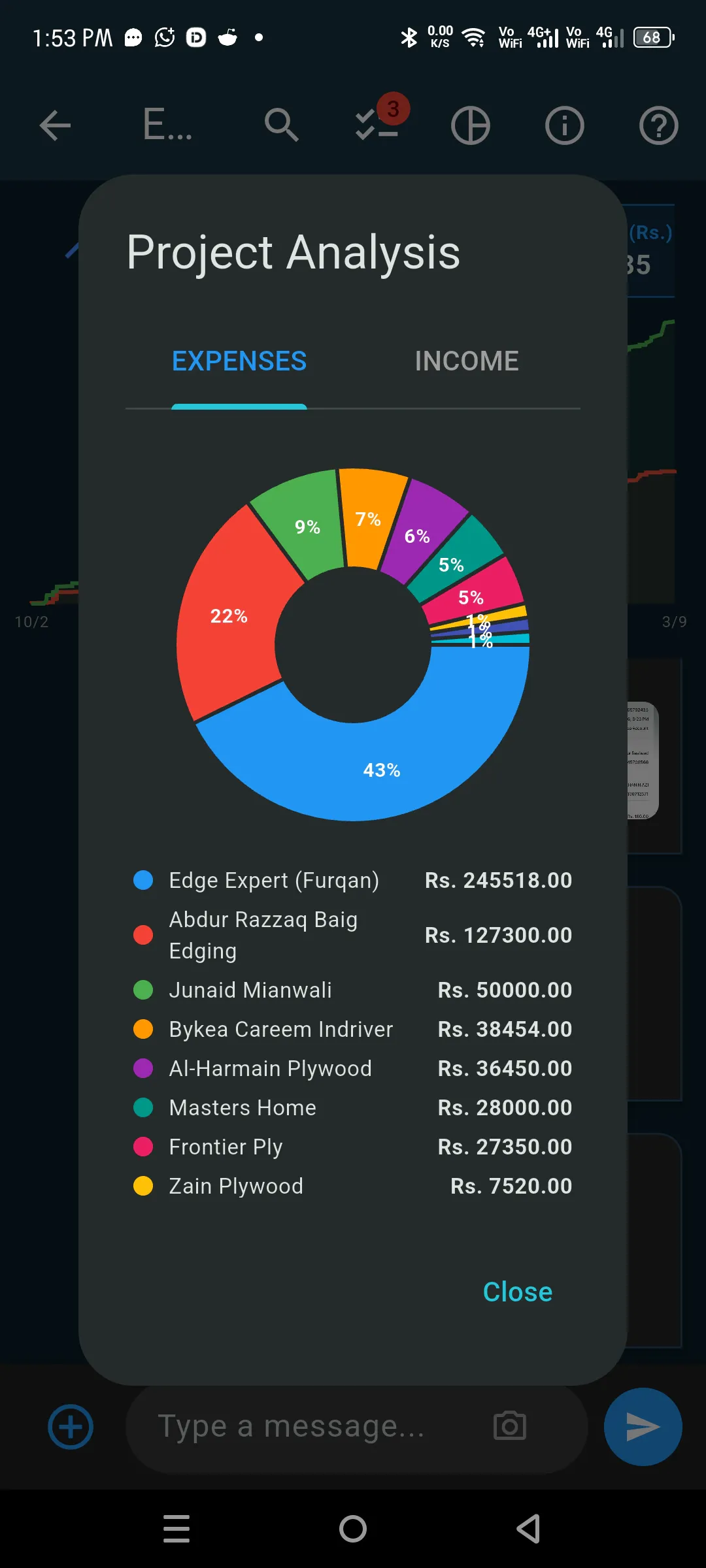 CostTalk — Team Ledger Tracker gallery image