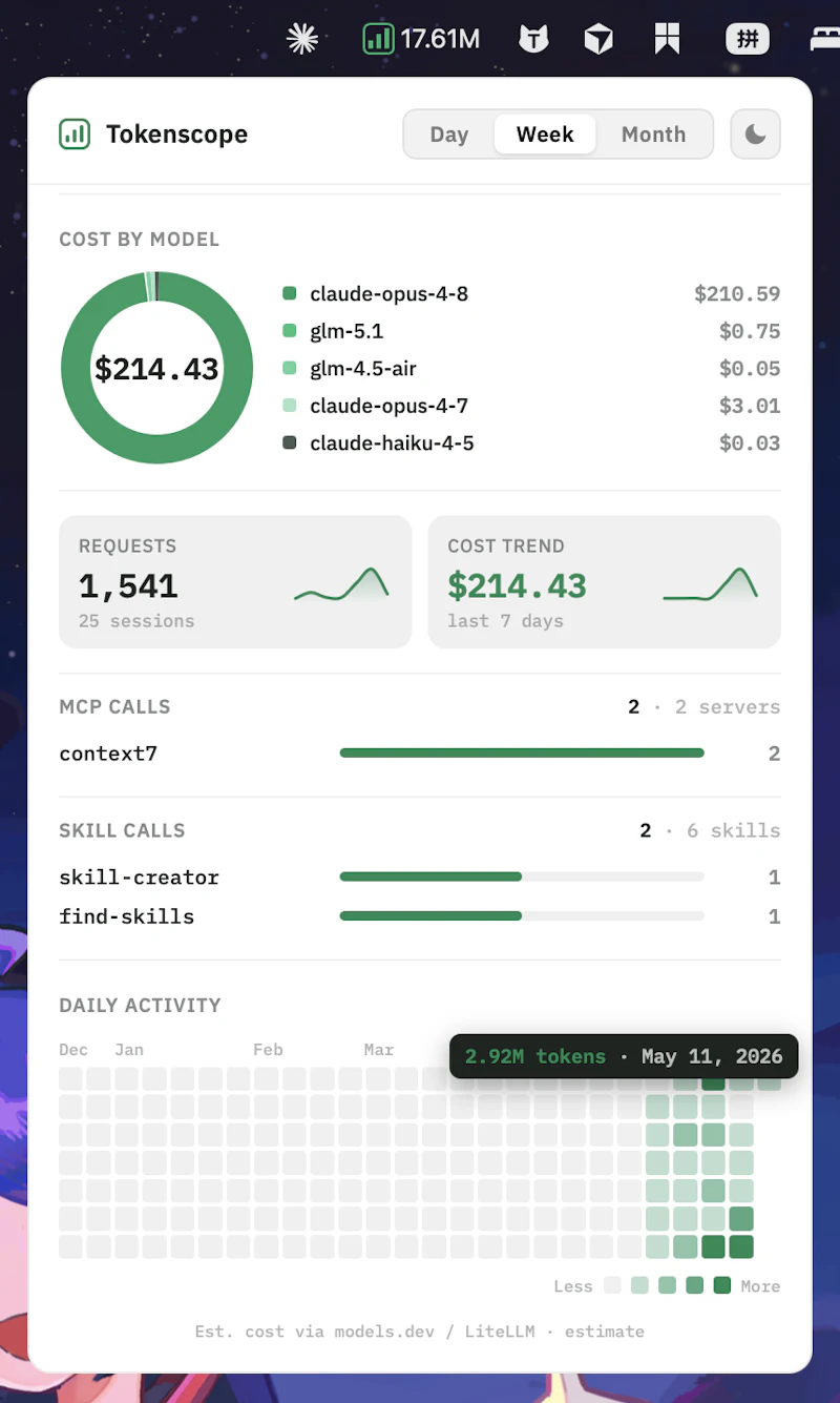 Tokenscope screenshot 5