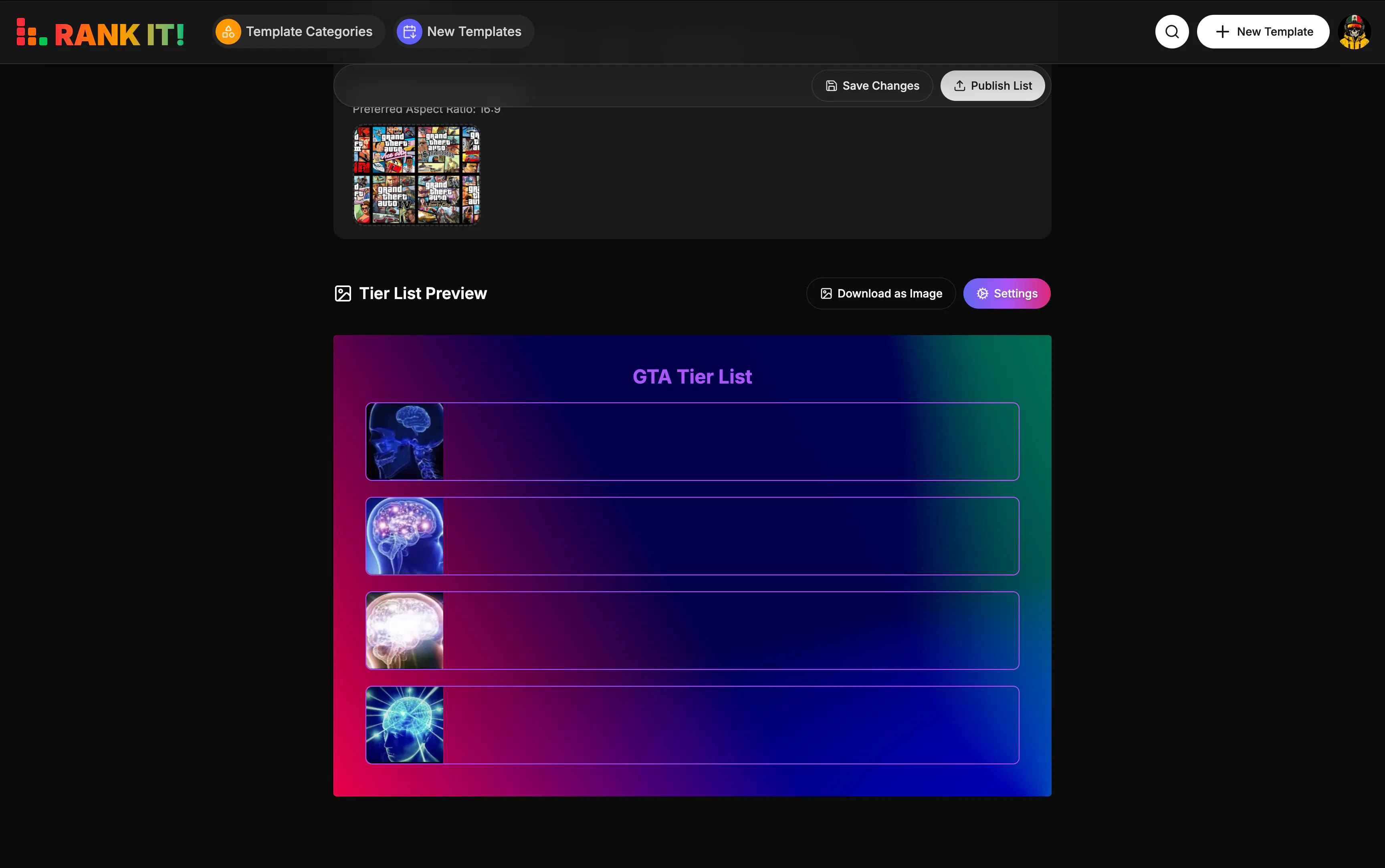 RANK IT! gallery image