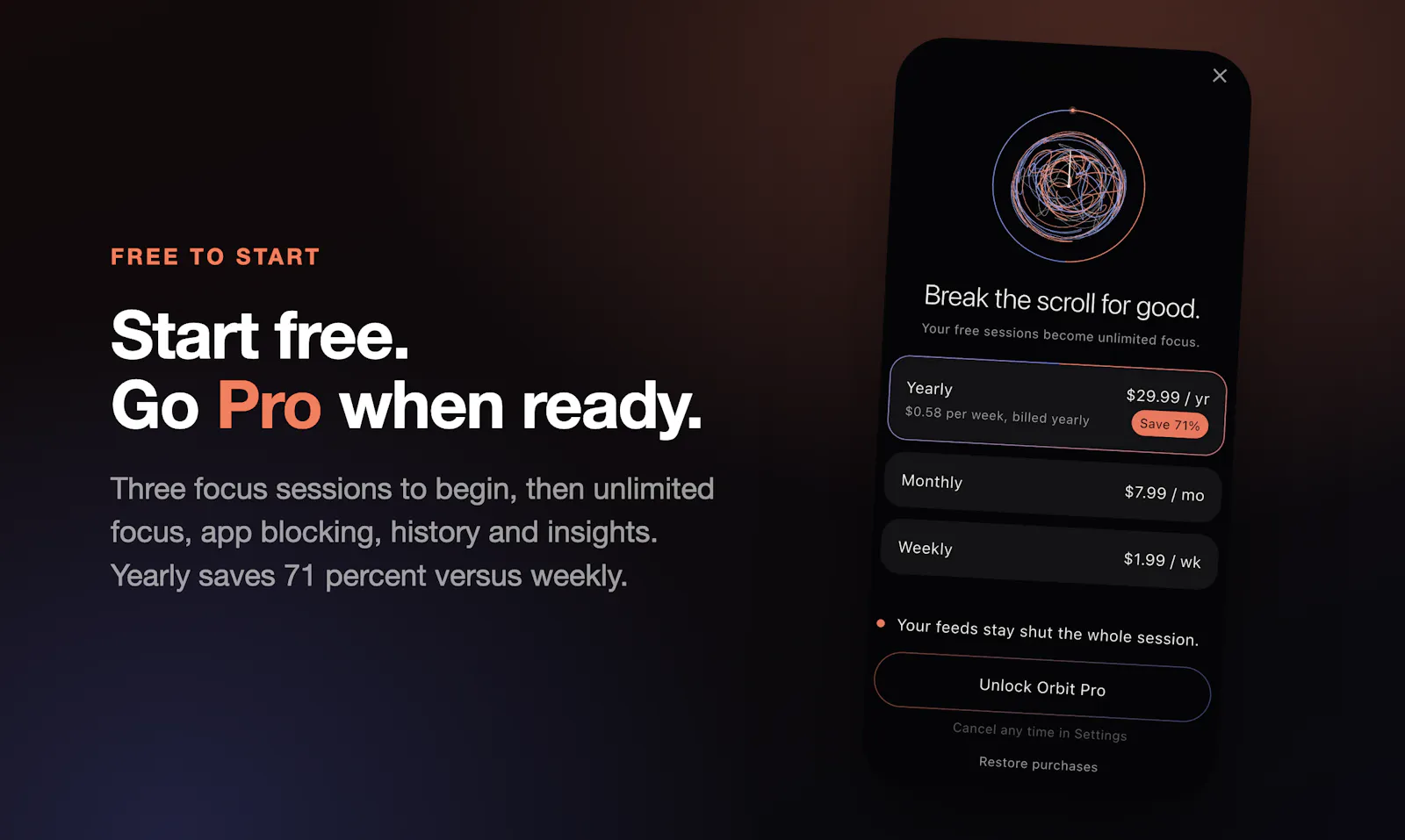 Orbit: ADHD Time Tracker screenshot 4