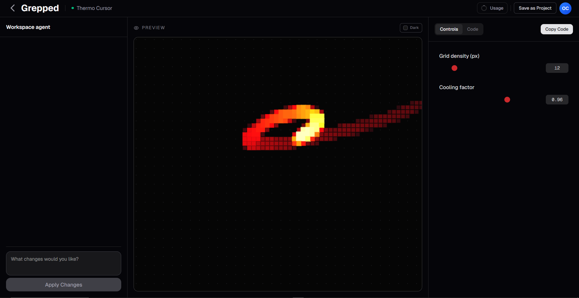 Grepped gallery image