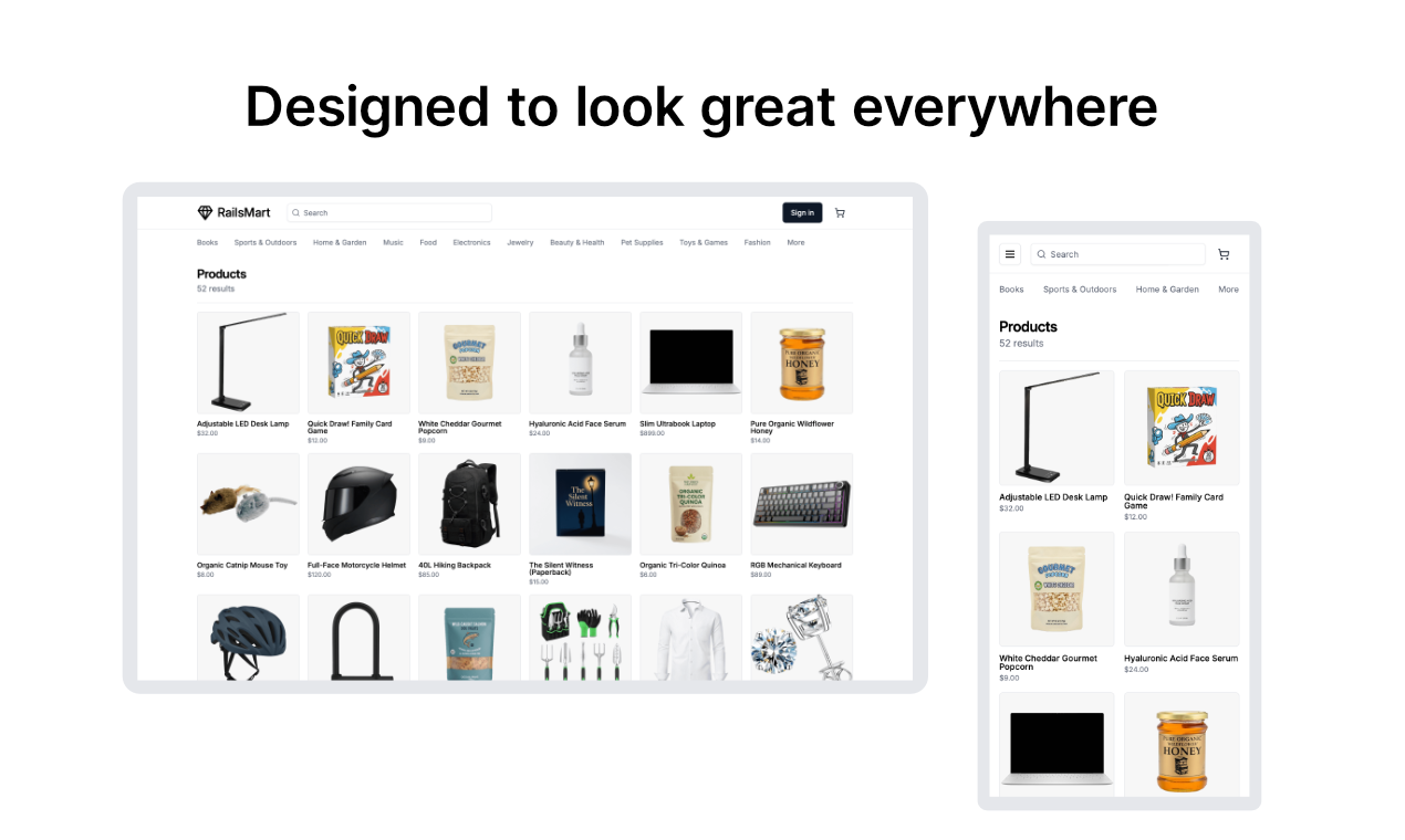 Rails Marketplace Template gallery image