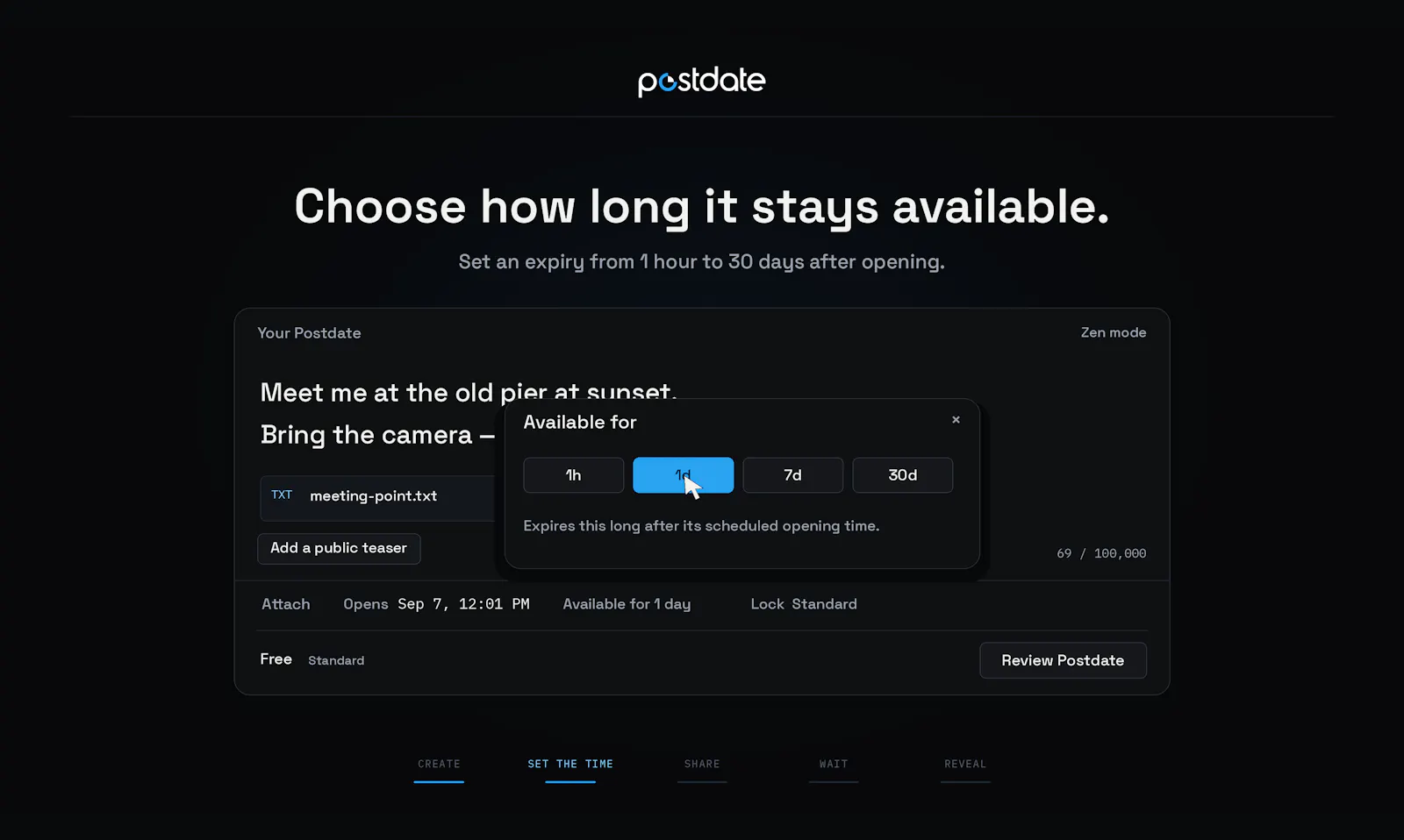 Postdate screenshot 5
