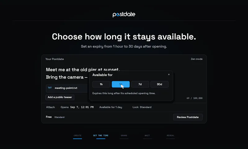 Postdate screenshot 5