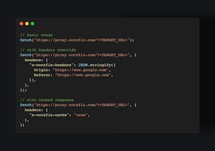 CORS Proxy | Corsfix gallery image