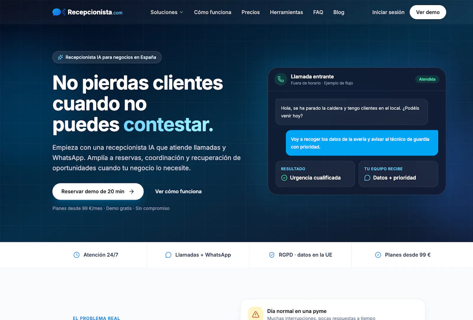 Recepcionista screenshot 8