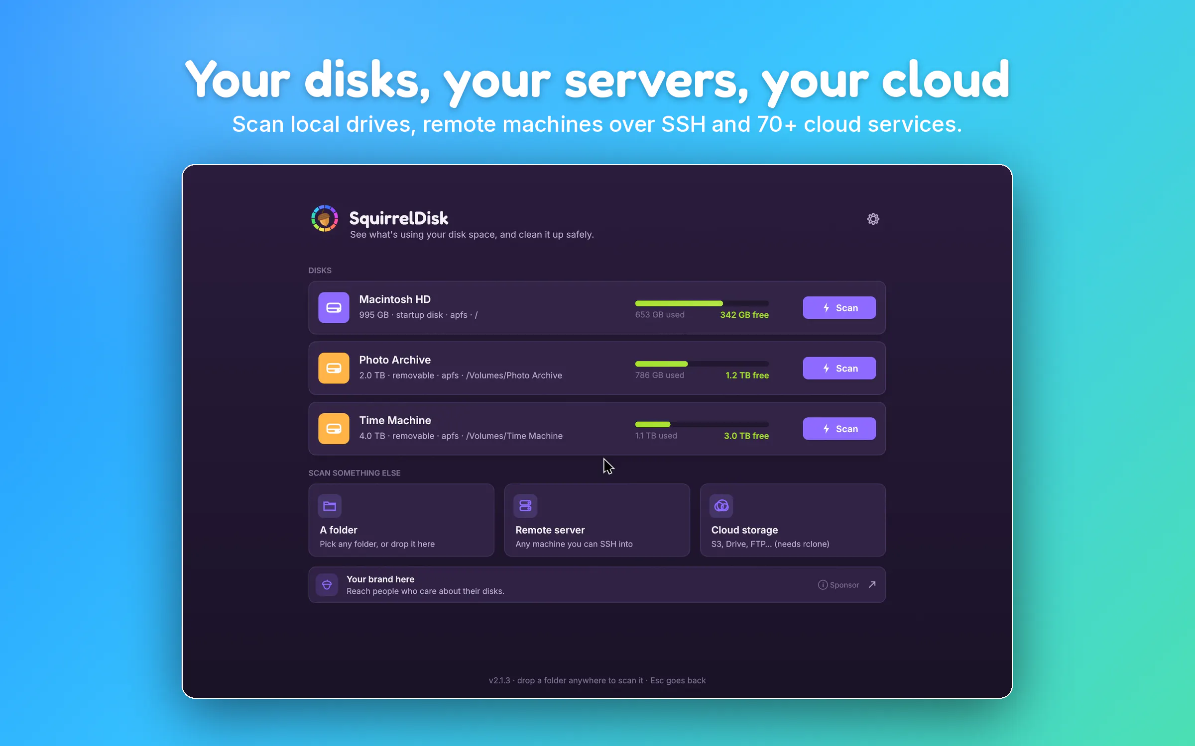 SquirrelDisk 2.0 gallery image