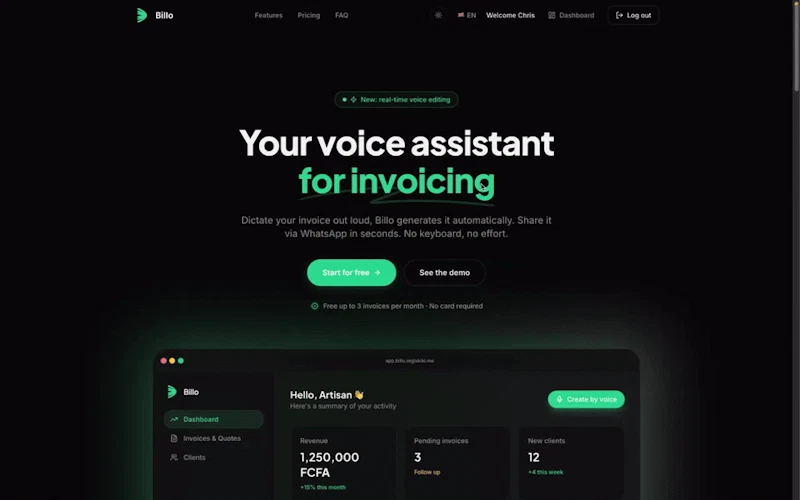 Billo screenshot 1 (video preview)