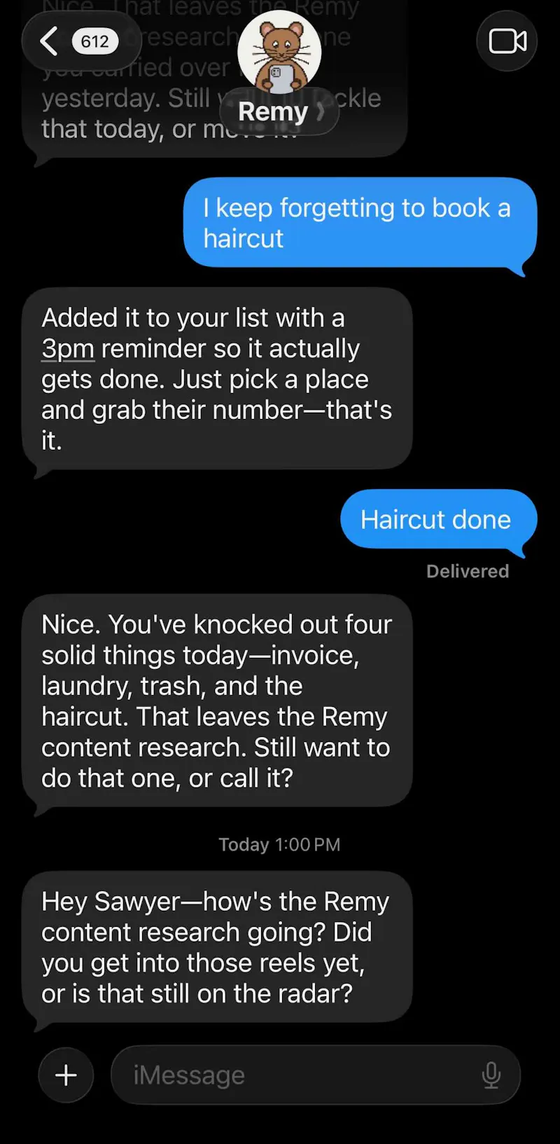 Remy screenshot 2