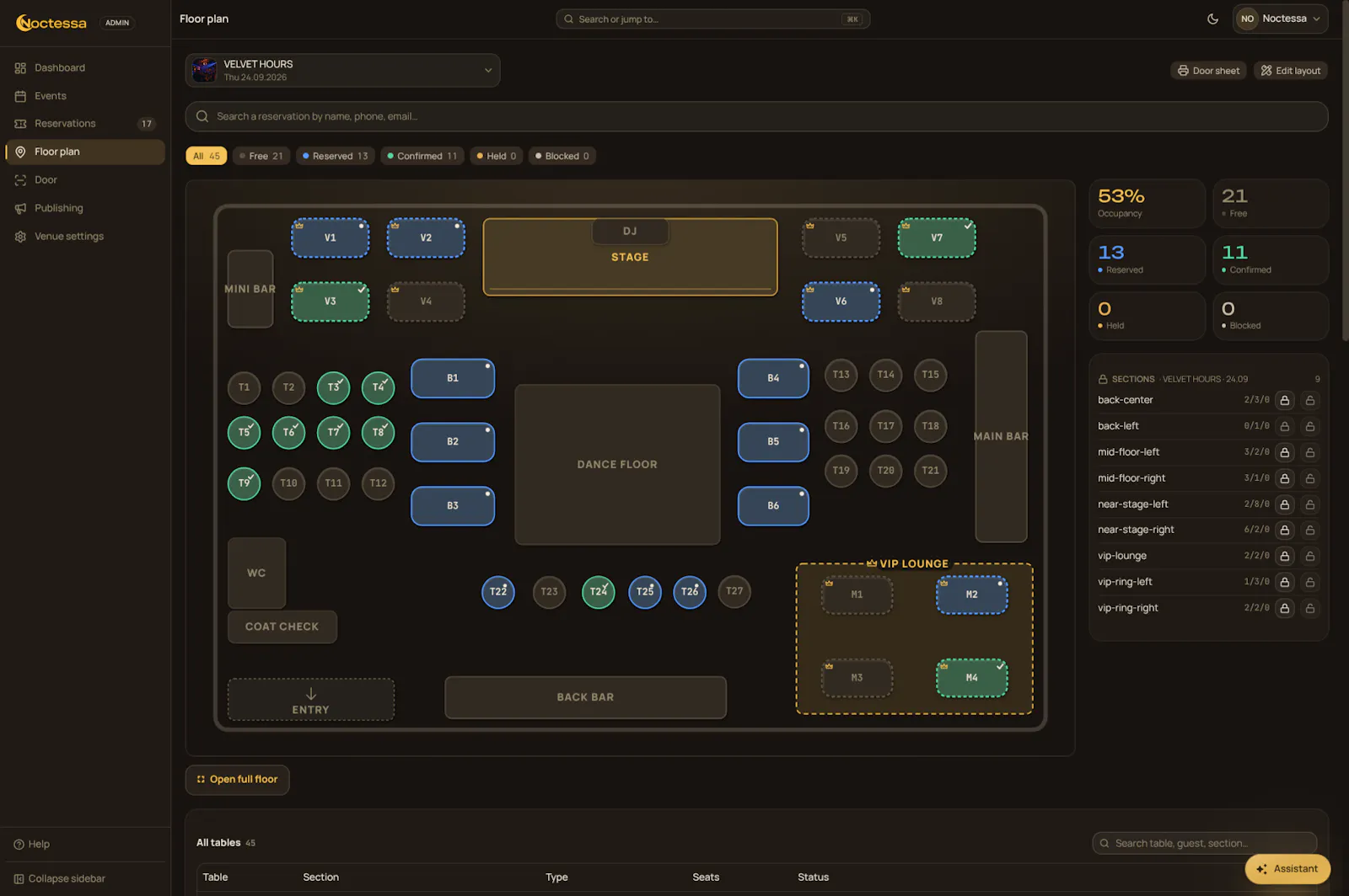 Noctessa screenshot 1