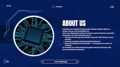 Criptolog gallery image