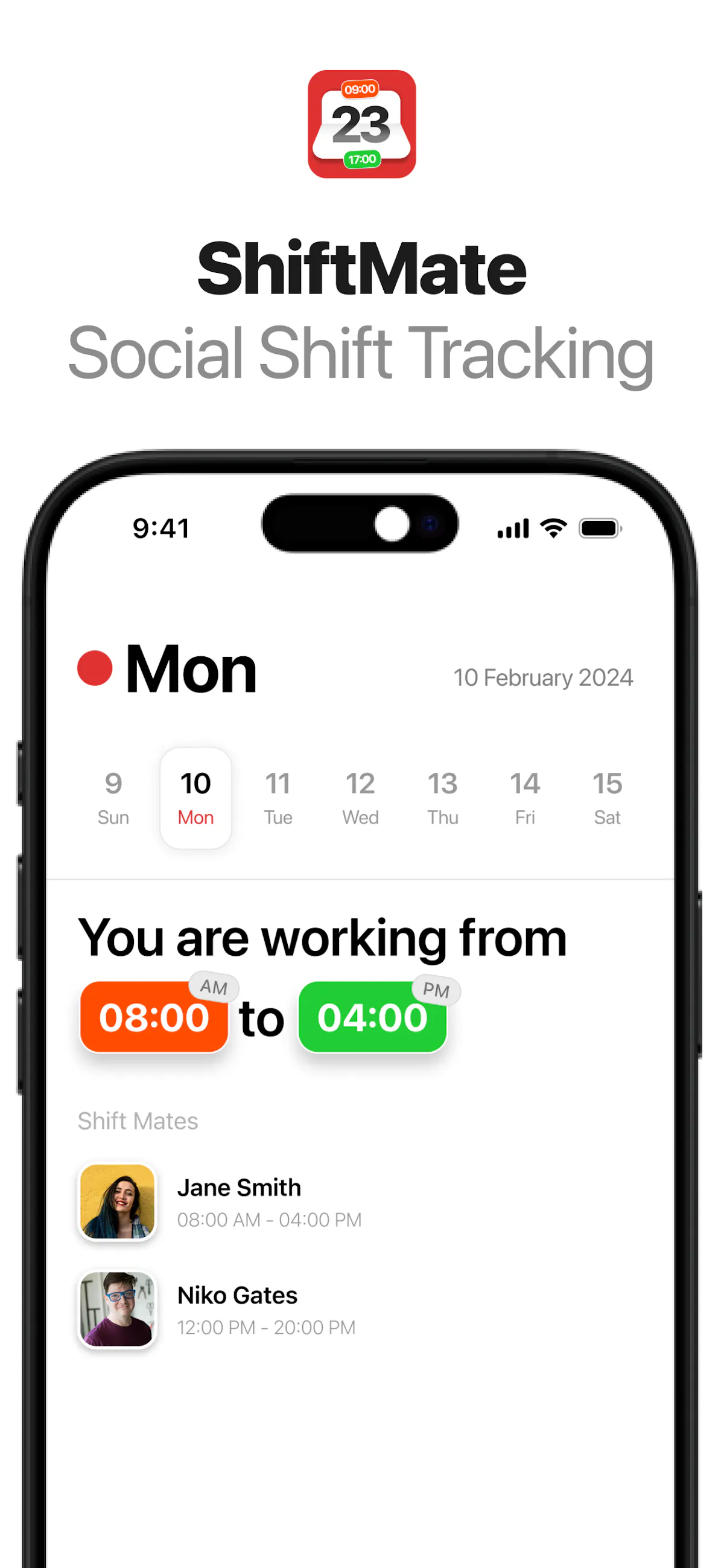 Shiftmate - Social Shift Tracking