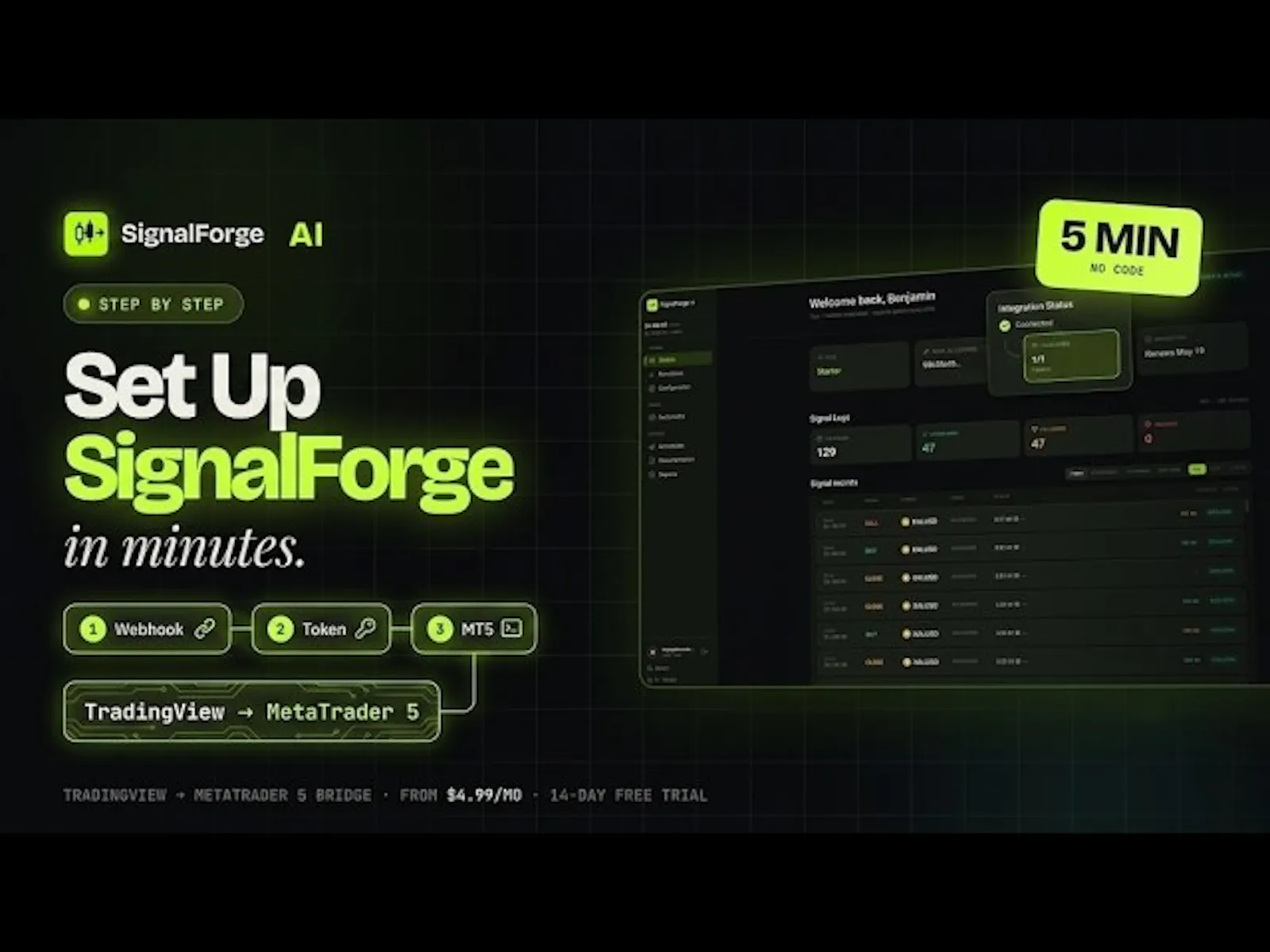 SignalForge AI screenshot 1 (video preview)