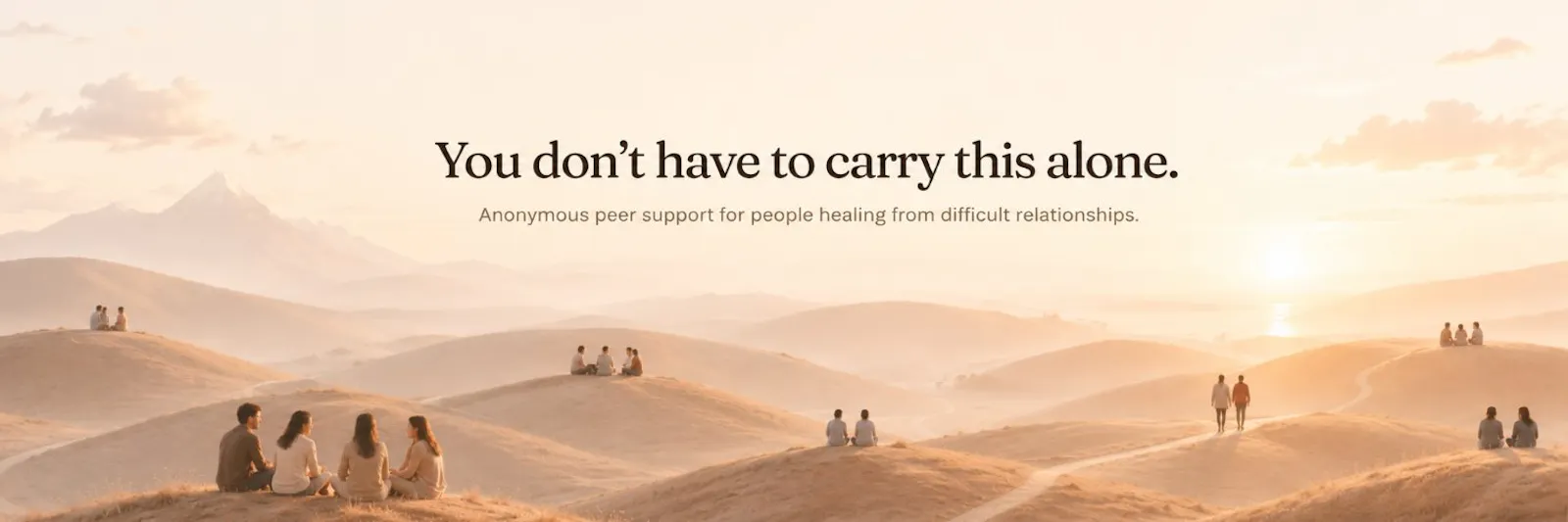 Between Us — Peer Support Circles screenshot 1