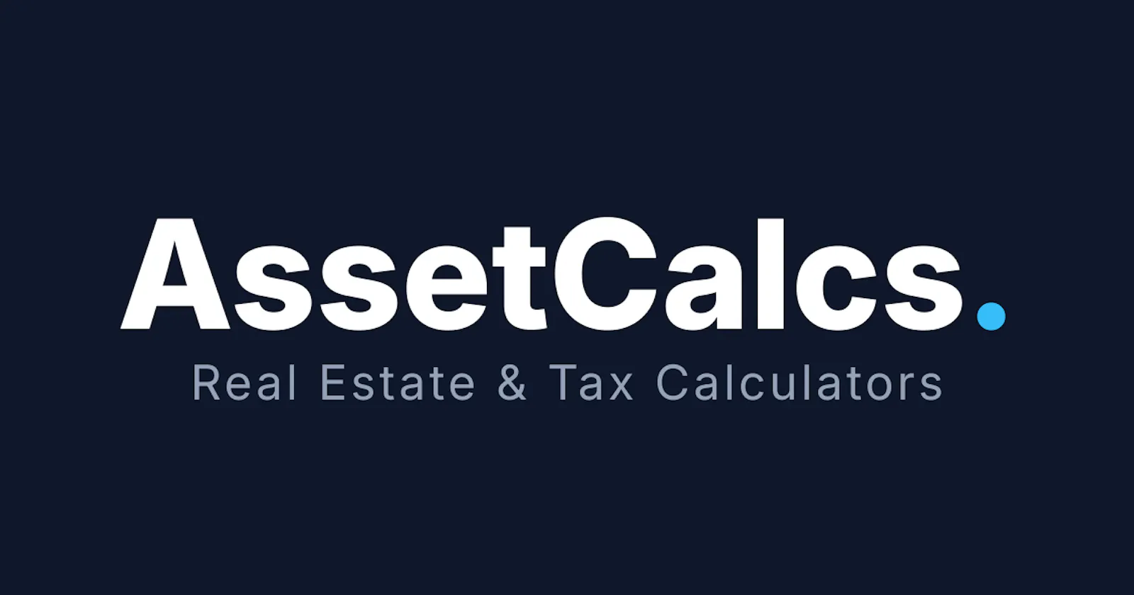 AssetCalcs screenshot 1
