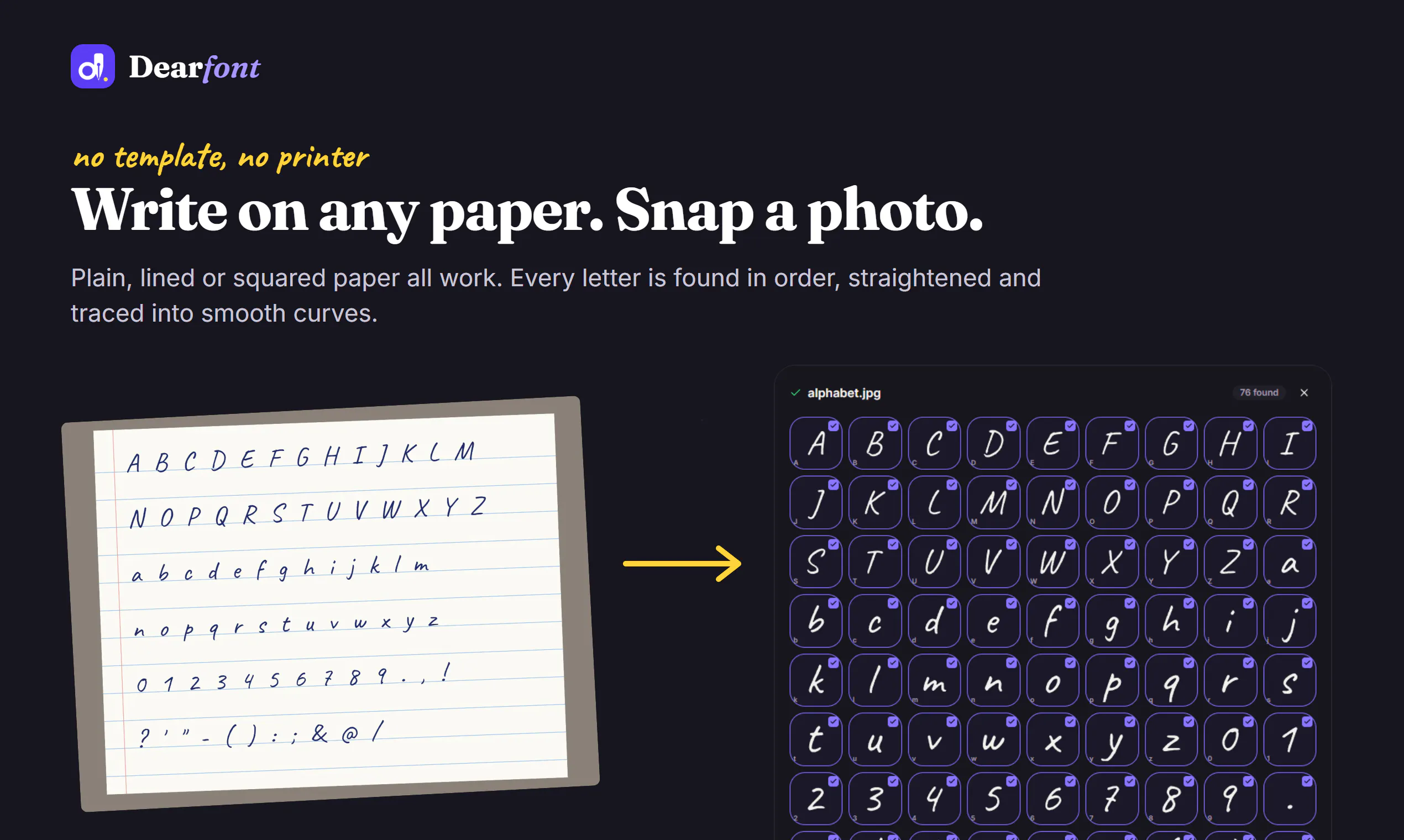 Dearfont gallery image
