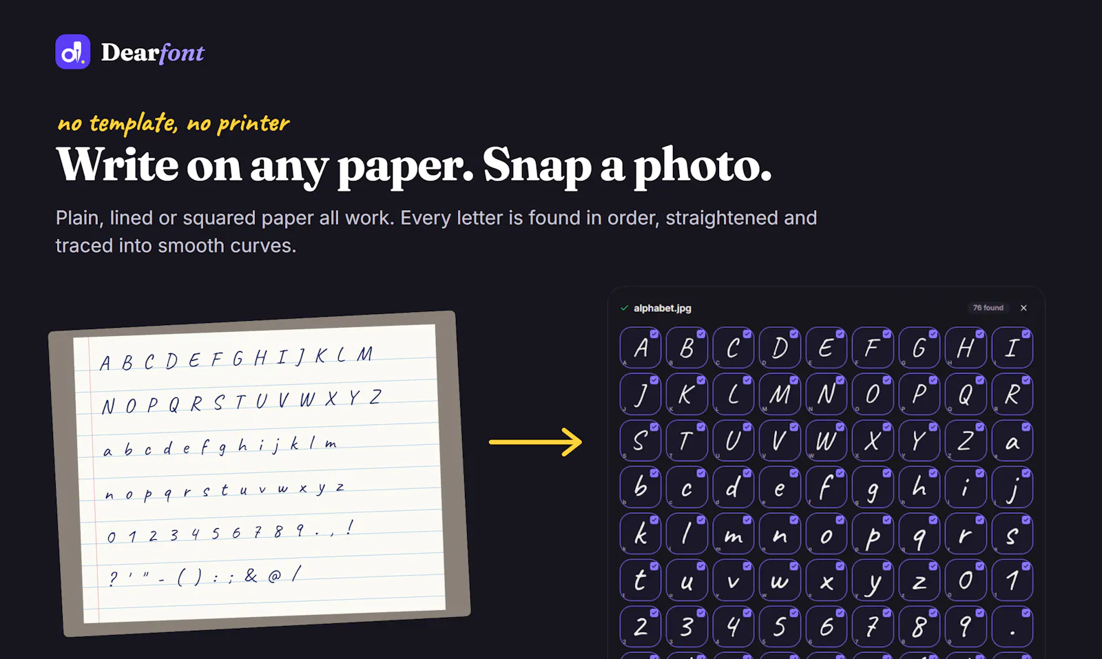 Dearfont screenshot 2